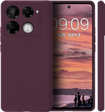 Мягкий Soft Touch чехол из силикона для INFINIX NOTE 40 PRO / 40 PRO PLUS с бархатной подкладкой