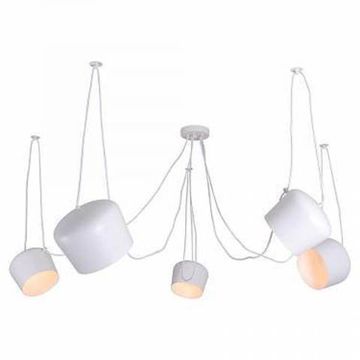 Люстра подвесная LSP-8175 белый Shirley Lussole LOFT