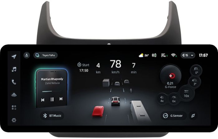 Магнитола для Chevrolet Cobalt 2011+, Ravon R4 (рамка черная матовая) - Teyes CC4PRO монитор 12.3" 2K QLED + рамка 9, Android 13, Быстрейшая, Snapdragon 778G, ИИ, CarPlay, DSP, 4G SIM-слот