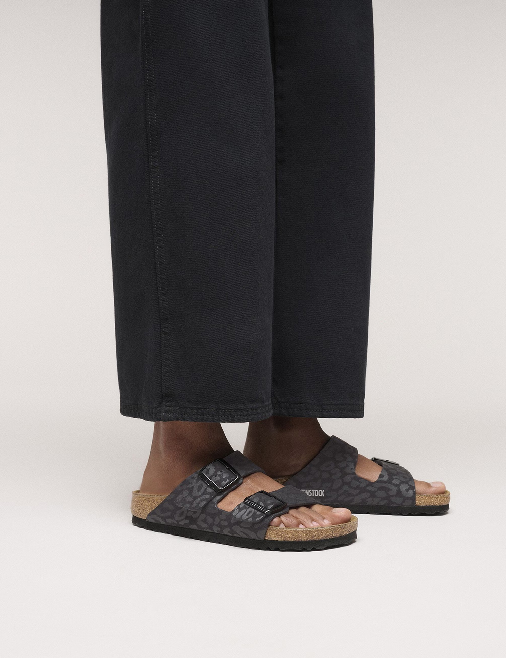 Birkenstock Arizona Synthetik Sandals W "Leo Black"