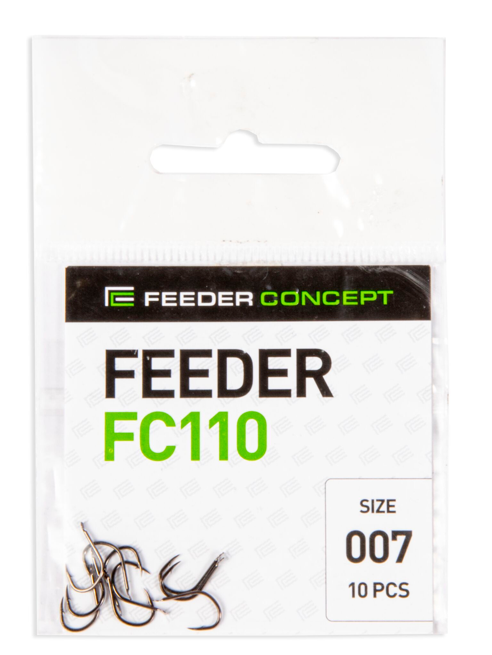 Крючки FC FEEDER FC110 №7, 10 шт.