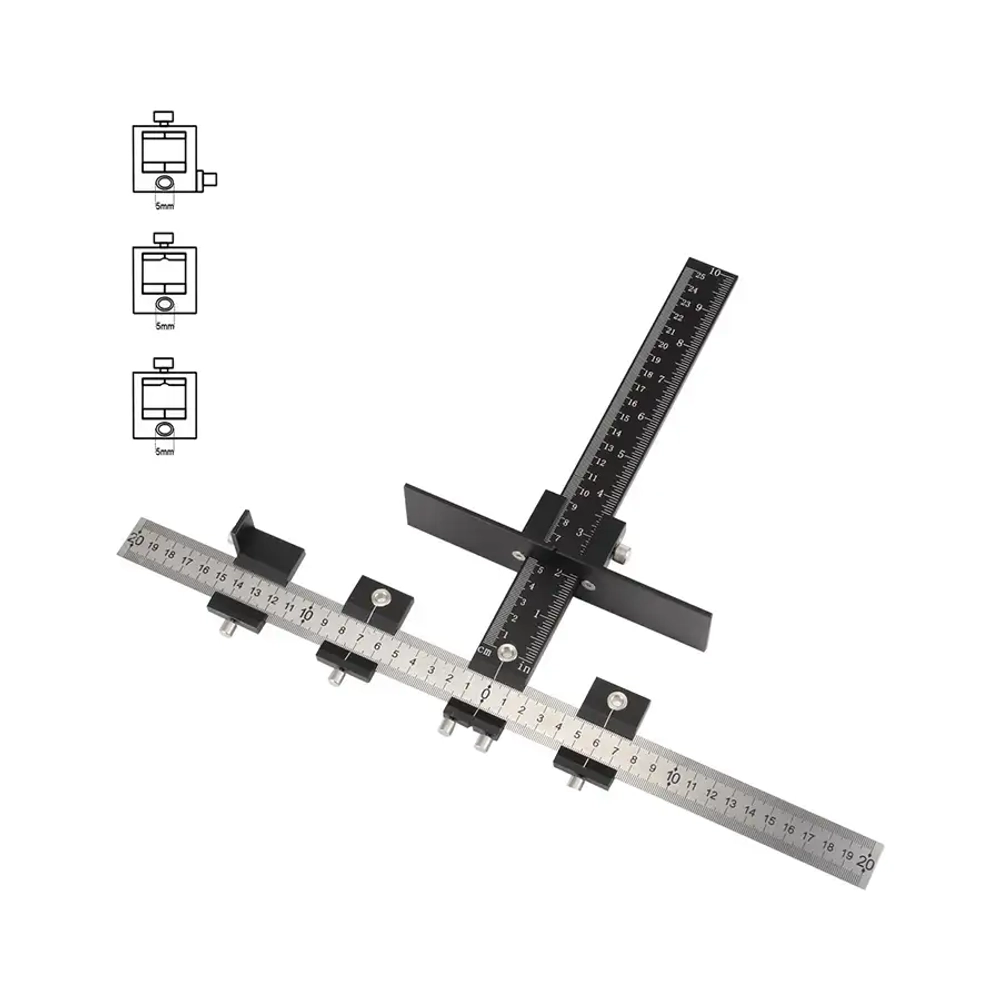 Кондуктор сверлильный для установки мебельных ручек Woodwork DGA-002