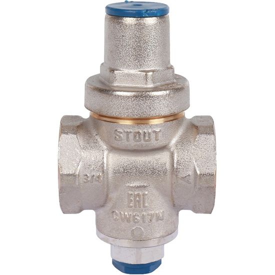 Редуктор давления Stout 3/4" ВР/ВР PN16 с выходом под манометр поршневой (SVS-1010-000020)
