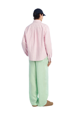 РУБАШКА В КЛЕТКУ ИЗ ХЛОПКА И ЛЬНА — ZARA · 4706/214