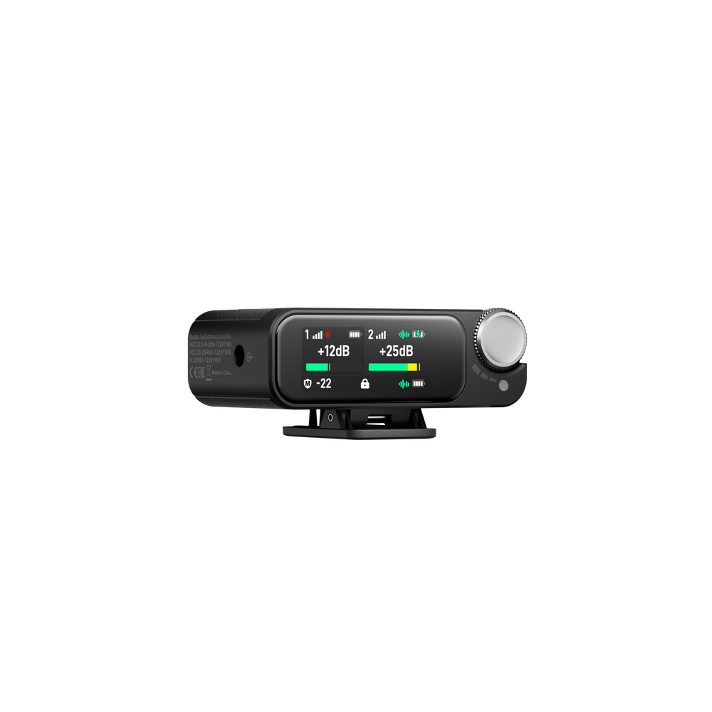 Радиосистема Saramonic Ultra 01 (TX+TX+RX) приёмник + 2 передатчика универсальная, чёрная