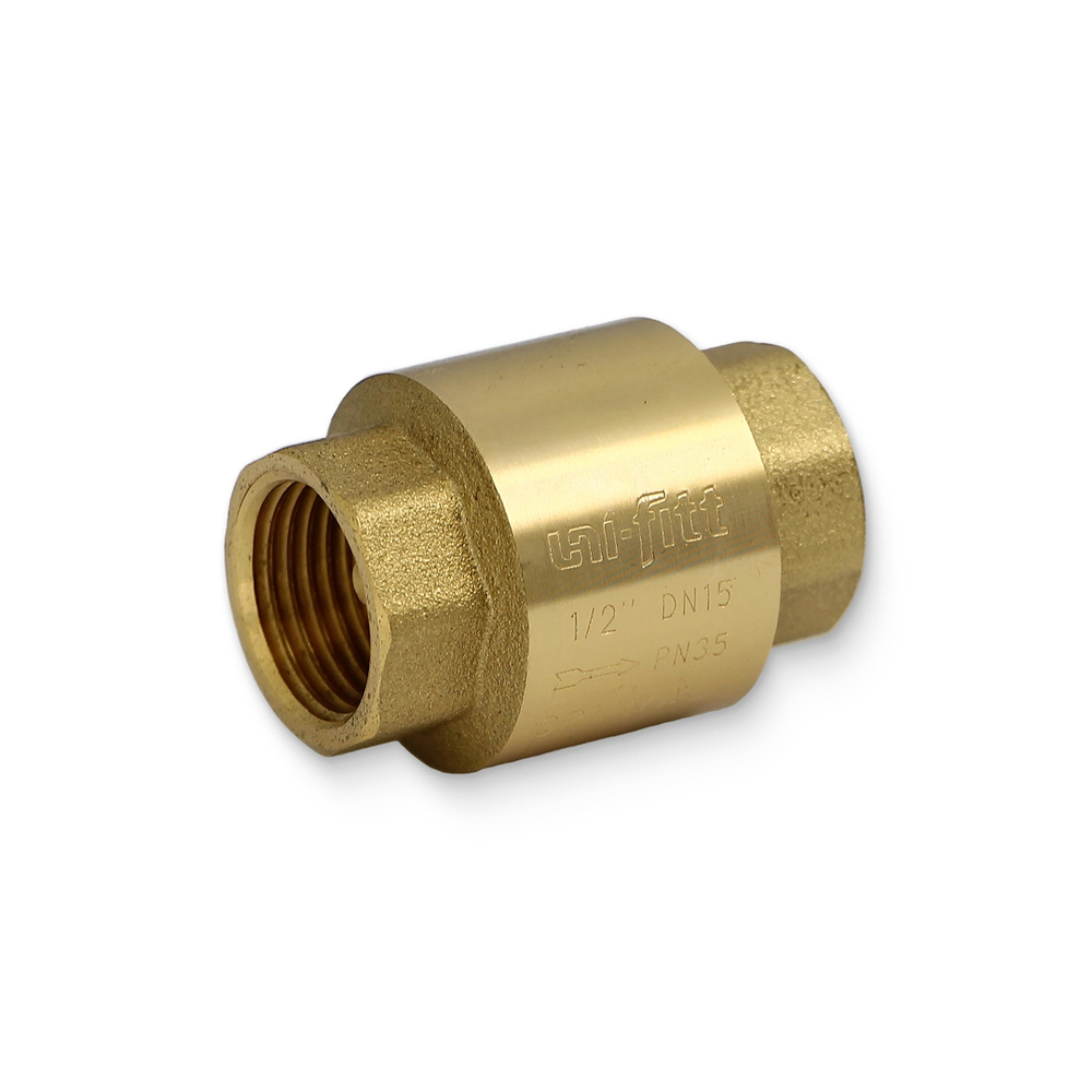 Клапан обратный ВВ 1/2" OPTIMAL пружинный с металлическим затвором
