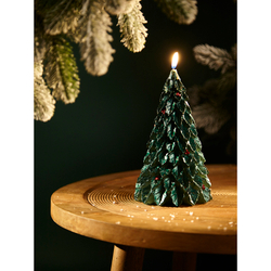 Свеча декоративная 19.5см Tkano New Year Essential Festive flame