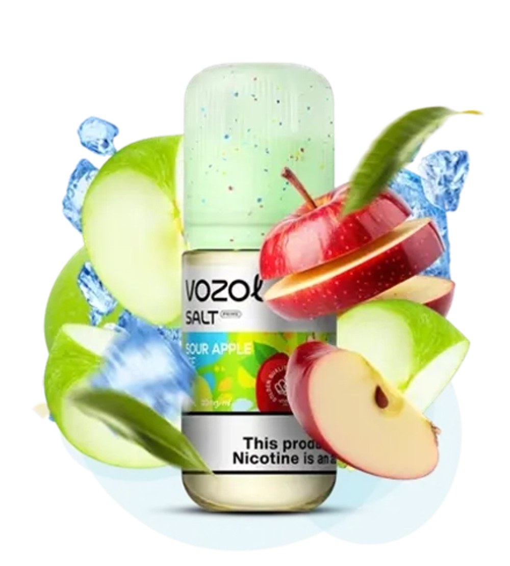 VOZOL SALT Prime - Sour Apple lce (5% nic, 30ml)