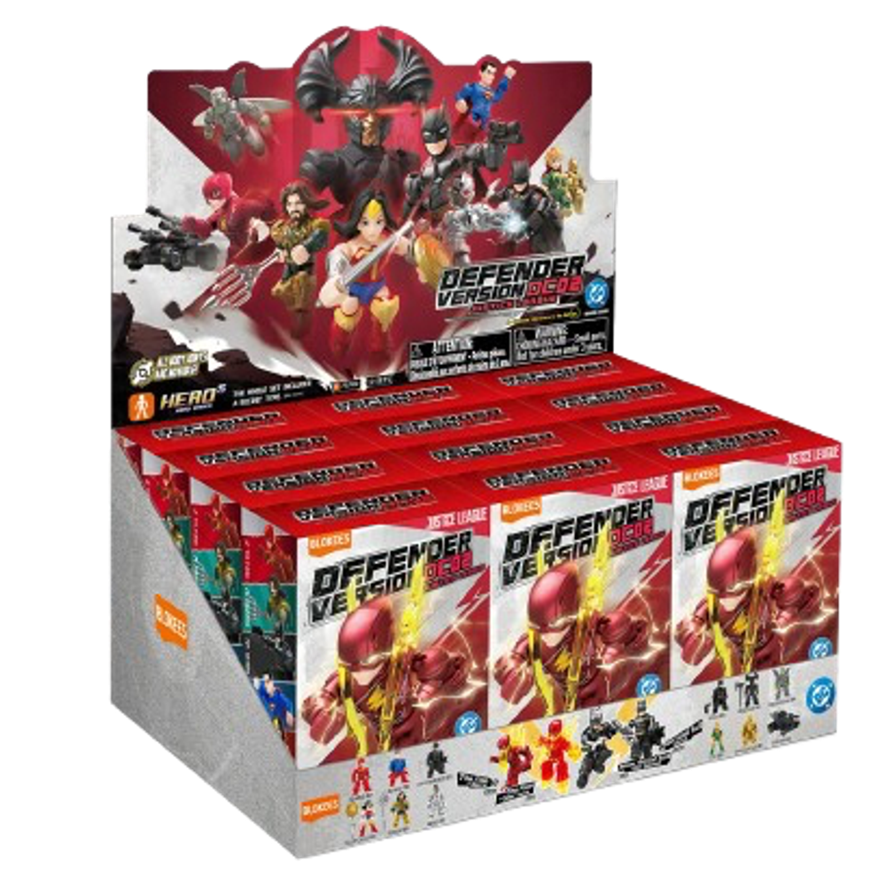 Рандомная фигурка Blind Box Blokees DC Defender Version 02 Justice League Blokees