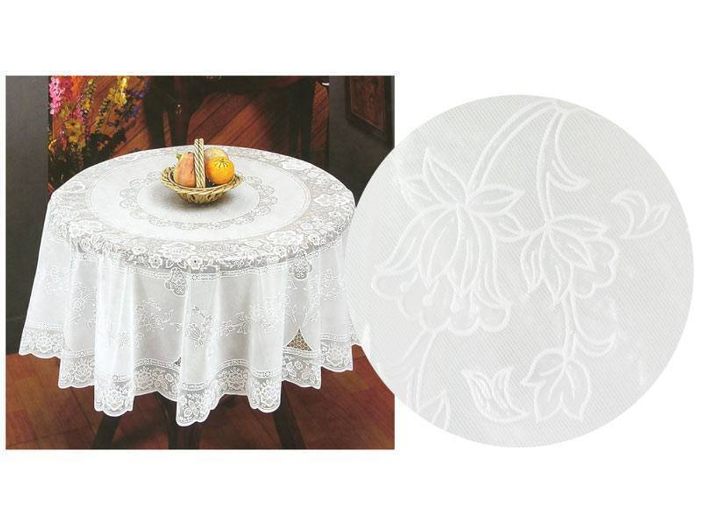 Скатерть круглая 135см EMBOSSED 54"