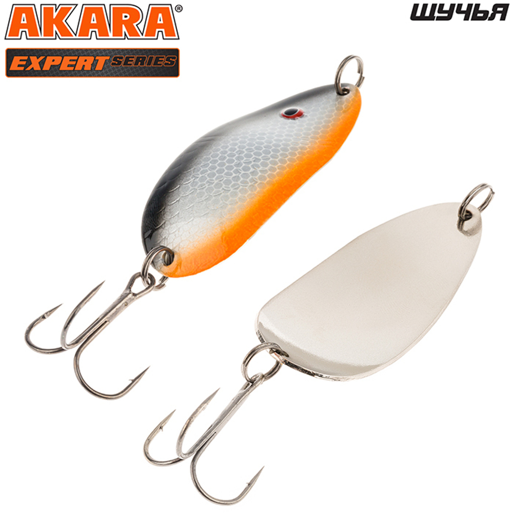 Блесна колебалка Akara Expert Щучья 65 мм 12 гр. 2/SIL