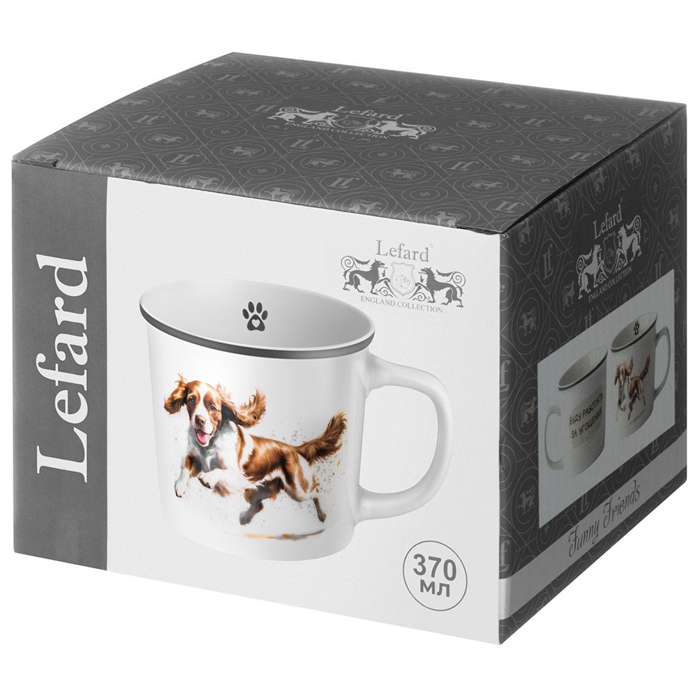 КРУЖКА LEFARD "WELSH SPRINGER SPANIEL" 370МЛ, РАЗНОЦВЕТНЫЙ