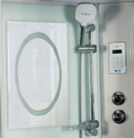 Душевой бокс WeltWasser WW500 Emmer 13555 135x135 10000003290 профиль Хром стекло прозрачное