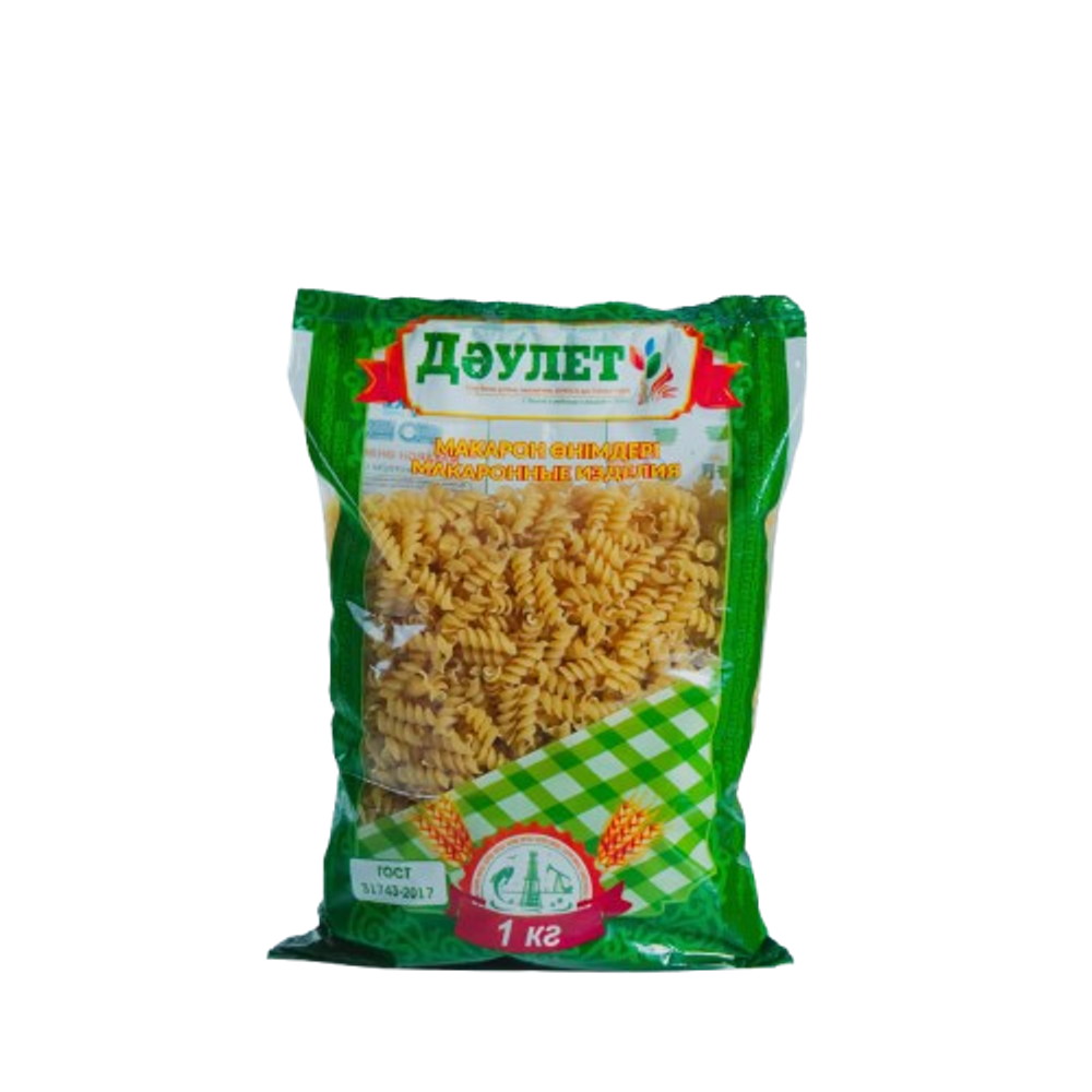 Макароны Daulet Спираль 1 кг