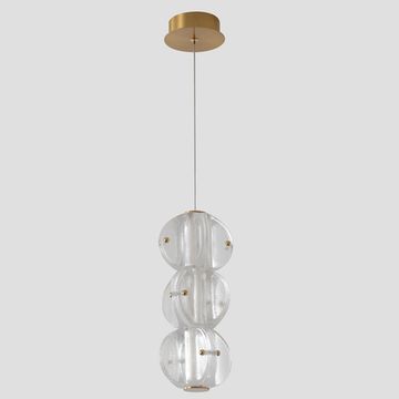 Подвесной светильник LED 12W 3000К RICH SP12W LED латунь Crystal Lux