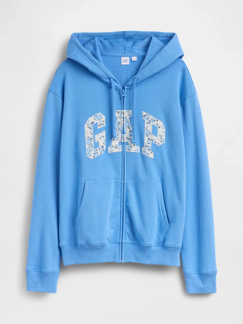 Свитшот с логотипом Gap на молнии из французского махрового полотна - GAP