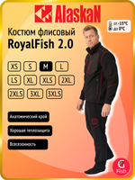 Костюм флисовый Alaskan RoyalFish 2.0 синий/серый XS
