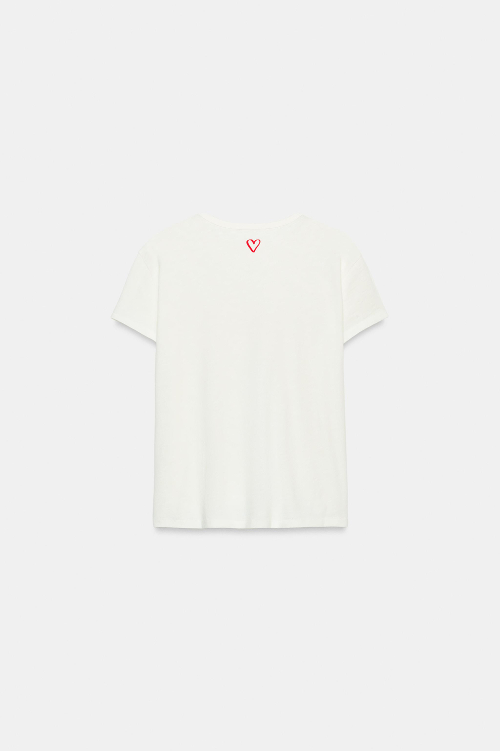 ФУТБОЛКА В СТИЛЕ РУСТИК С НАДПИСЬЮ — ZARA