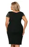 Tess plus nightdress Black
