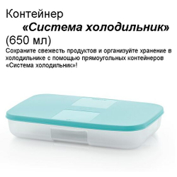 Контейнер Система холодильник с золотистой крышкой 2,6л