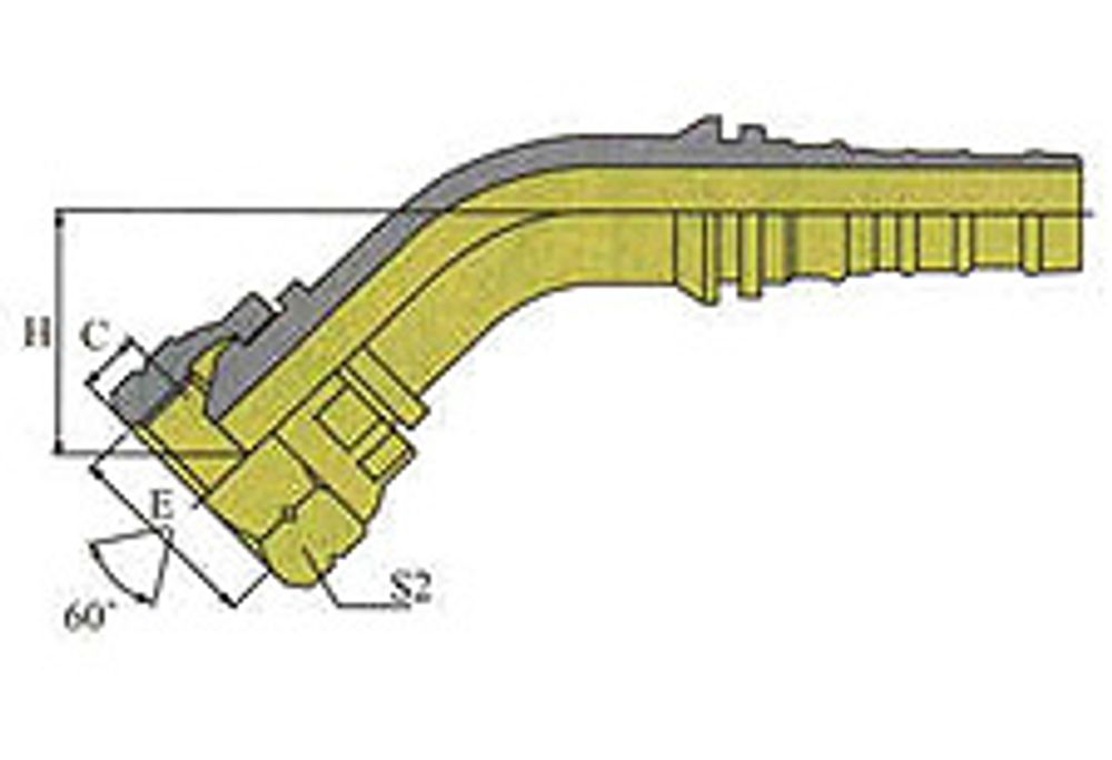 Фитинг DN 25 BSP (Г) 1 (45) Interlock POWERMASTER