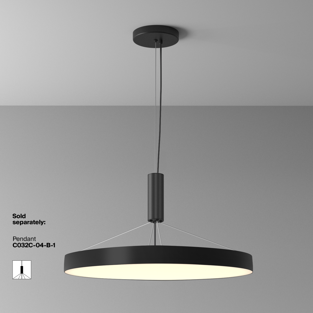 Потолочный светодиодный светильник Maytoni Zon C032CL-90W3K-RD-B