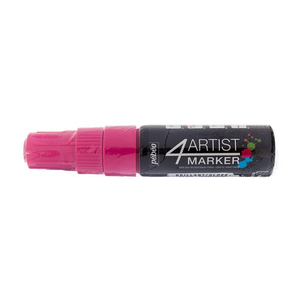 Маркер художественный 4Artist Marker на масляной основе 8 мм, перо скошенное, 3 шт, 580237 розовый, Pebeo