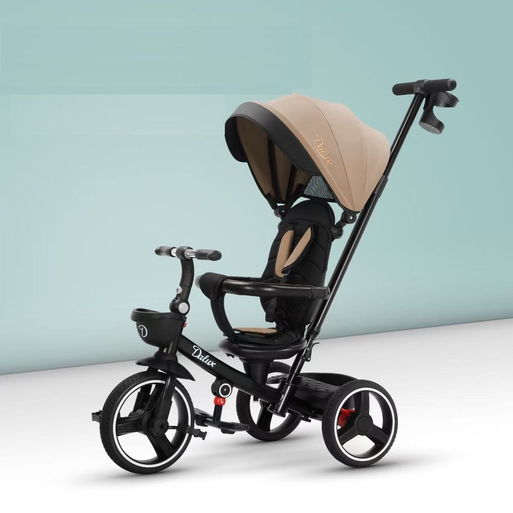 Трехколесный детский велосипед Luxmom 3588 (коричневый) Трехколесный детский велосипед Luxmom 3588 (коричневый)