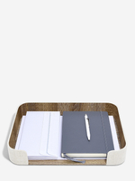 Лоток для бумаг для рабочего стола Stackers Letter Tray - Oatmeal & Linen (слоновая кость)