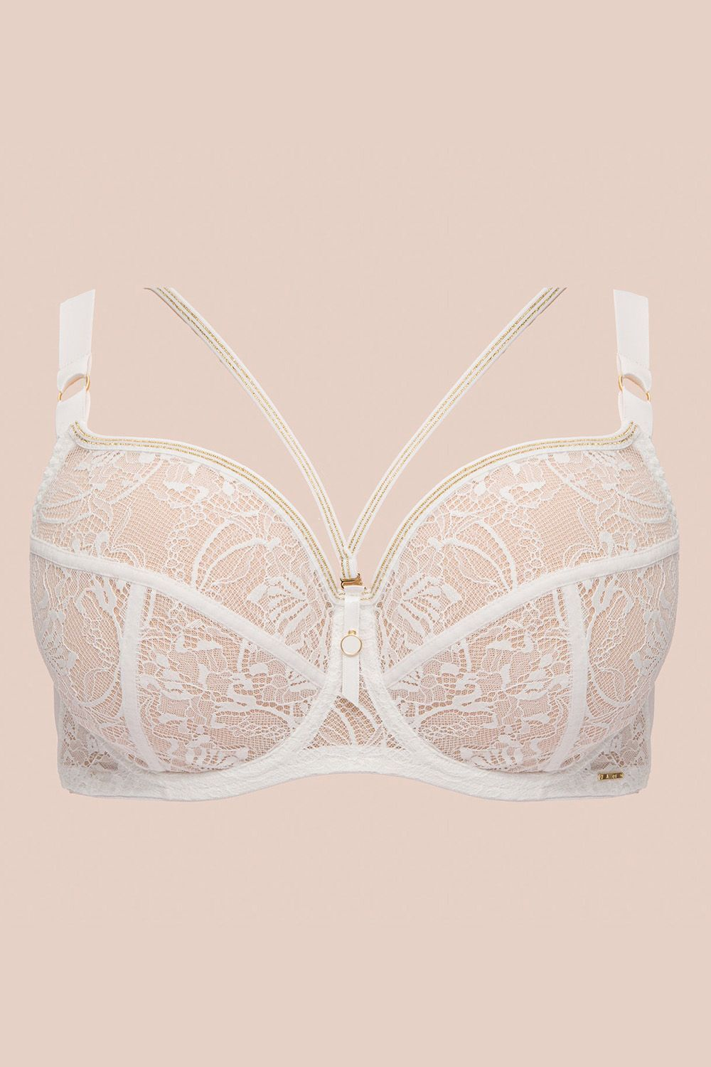 Белый бюстгальтер с мягкой чашкой Chiara Gold (Размер: 70G) (Цвет: белый)