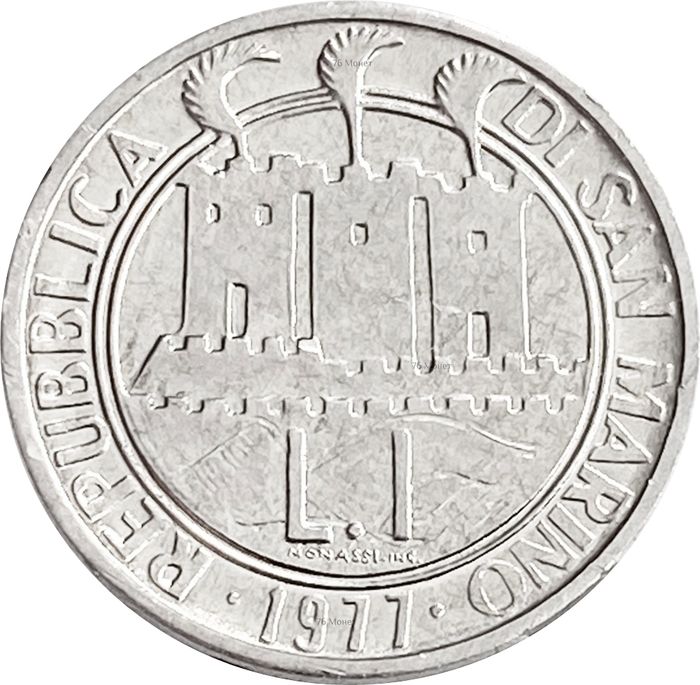 1 лира 1977 Сан-Марино. ФАО, Экология