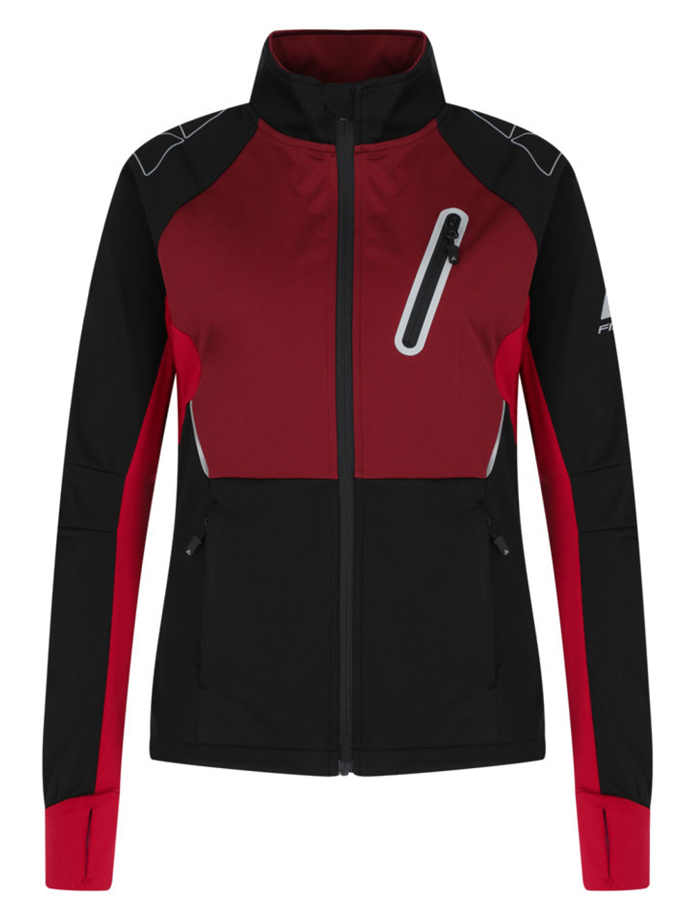 Женская куртка FISCHER ASARNA  BLACK-BURGUNDY G88322