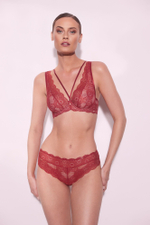 Бюстгальтер-бралетт Bohemian Vibe (Размер: 80F) (Цвет: терракотовый)