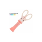 Ножницы 137мм детские Deli Magic Rabbit ТПЭ сталь E6065