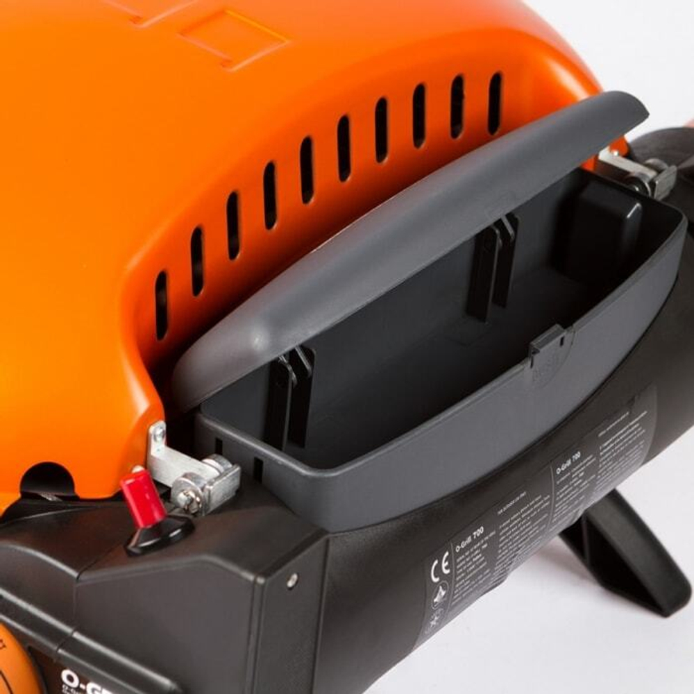 Гриль газовый O-GRILL 700T bicolor черный-зеленый (в комплекте адаптер тип А)