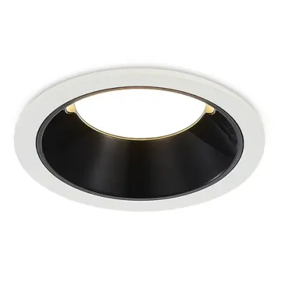ST755.448.07 Св-к встр. Черный LED 1*7W 4000K 630Lm Ra80 120° IP20 D85xH45 100-240V