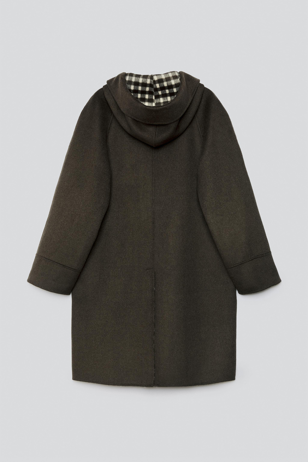 ZARA X BAISI GUADAGNINO ПАЛЬТО СВОБОДНОГО КРОЯ, СЕРЫЙ