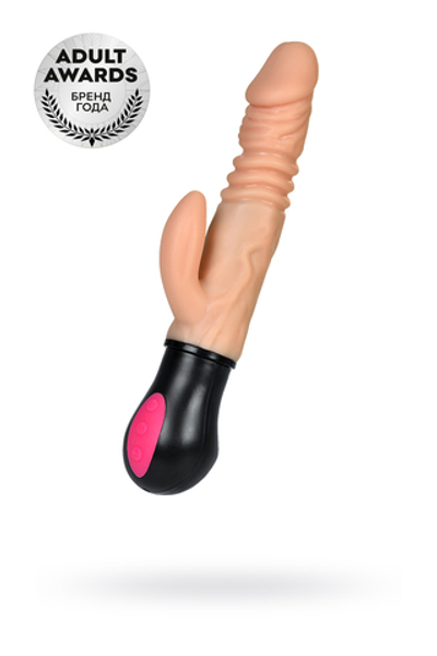 Вибратор A-toys с подогревом и функцией Up-Down 24,2 см