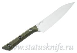 Нож Microtech Kitchen Utility Ivory 3400-10OD Greenфотография - 2