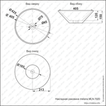 Раковина MELANA MLN-7020