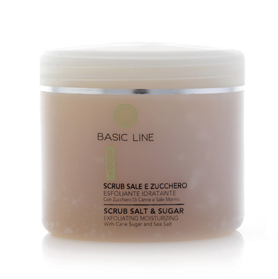 52101 Скраб для тела на основе морской соли и сахара BASIC LINE, 500 мл