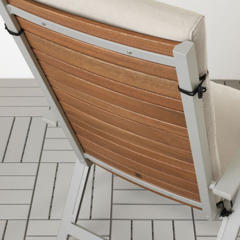 Подушка на стул IKEA FROSON / DUVHOLMEN (ФРеСеН / ДУВХОЛЬМЕН), Бежевый, 116x45 см