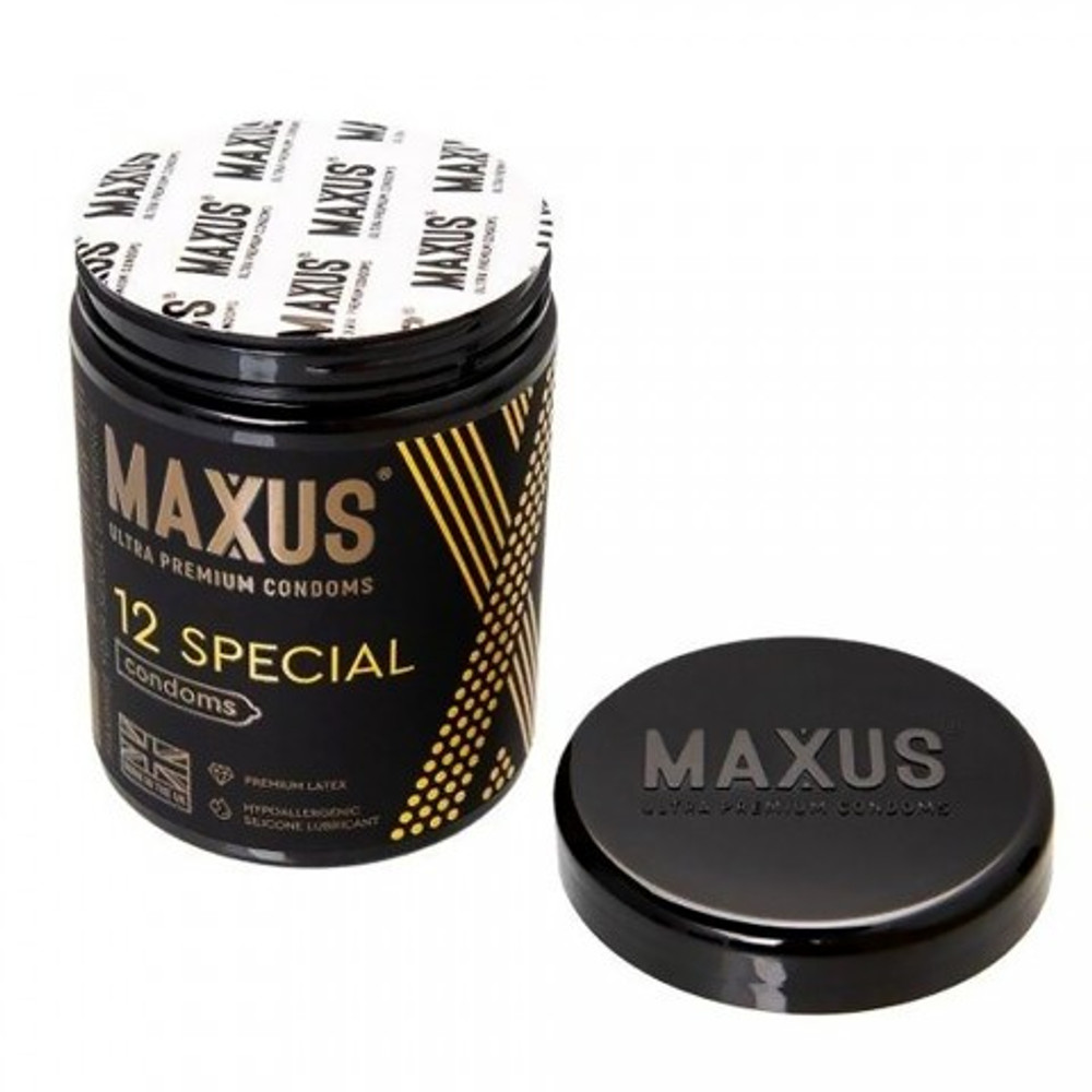 Презервативы точечно-ребристые MAXUS Special X-Edition 12 шт.