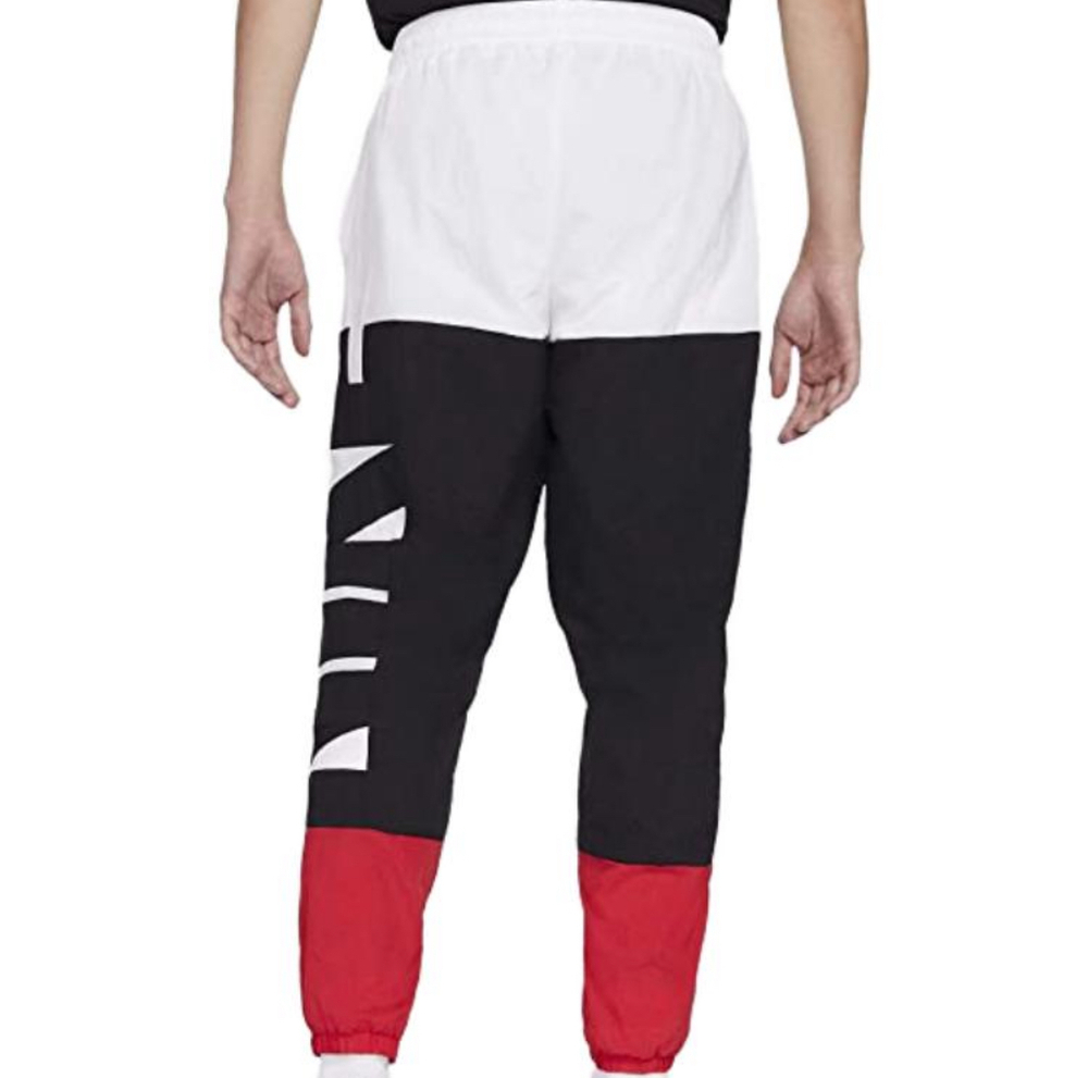 Nike Dri-FIT Starting Five Basketball Pants "White Black Red"