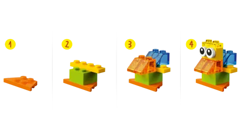 Конструктор LEGO Classic 11013 Набор с прозрачными деталями