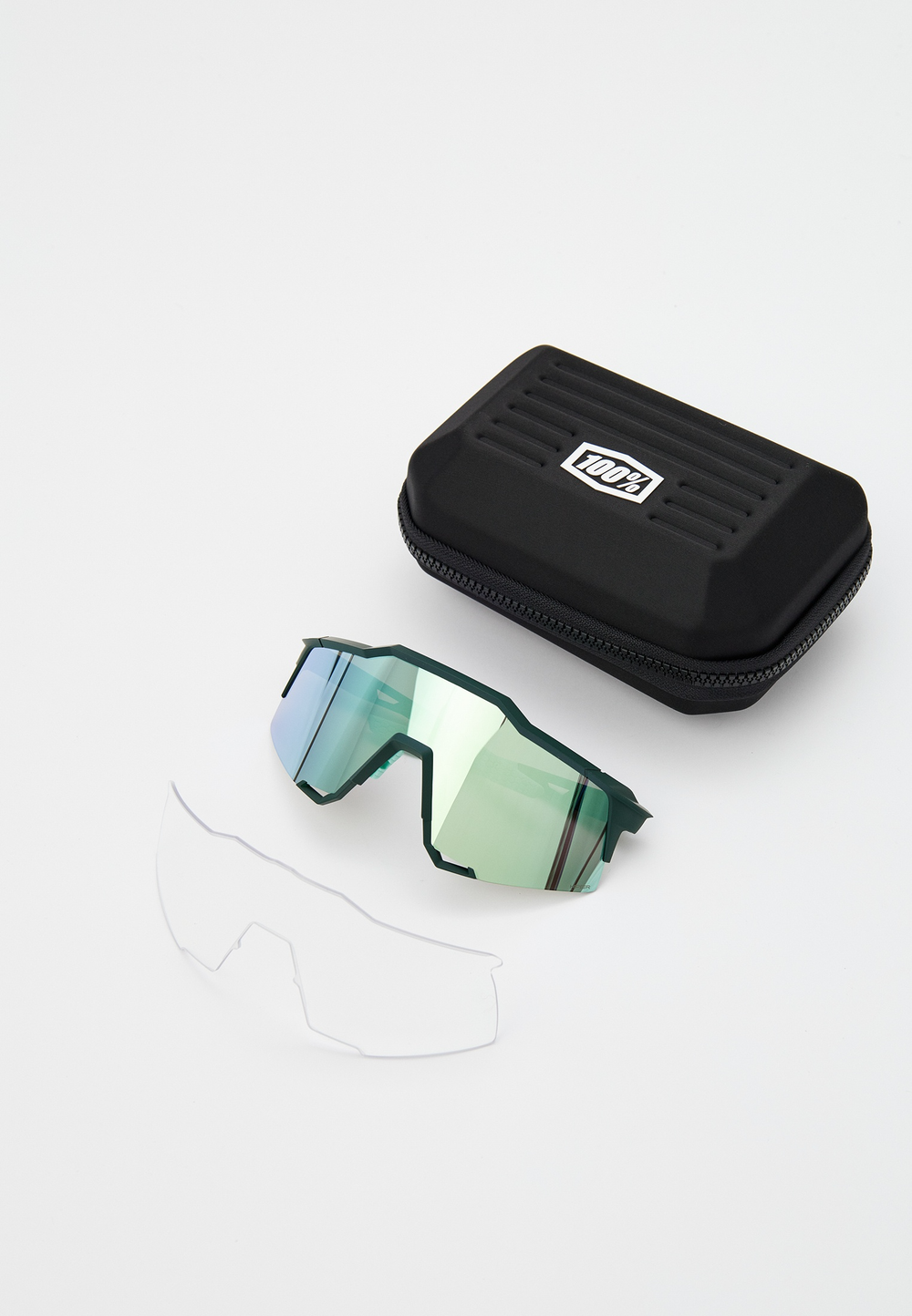 Спортивные очки 100% SPEEDCRAFT Soft Tact Juniper - HiPER Mint Mirror Lens