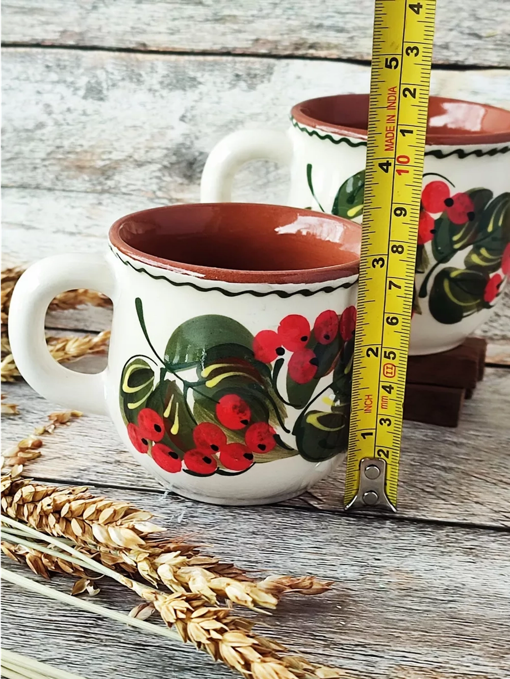 Кружки кофейные 2шт. Красная смородина 170 мл