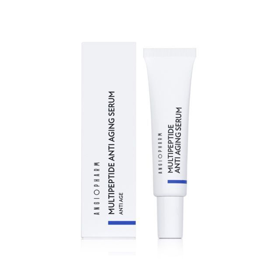 ANGIOPHARM МУЛЬТИПЕПТИДНАЯ ОМОЛАЖИВАЮЩАЯ СЫВОРОТКА, 5 МЛ | MULTIPEPTIDE ANTI AGING SERUM
