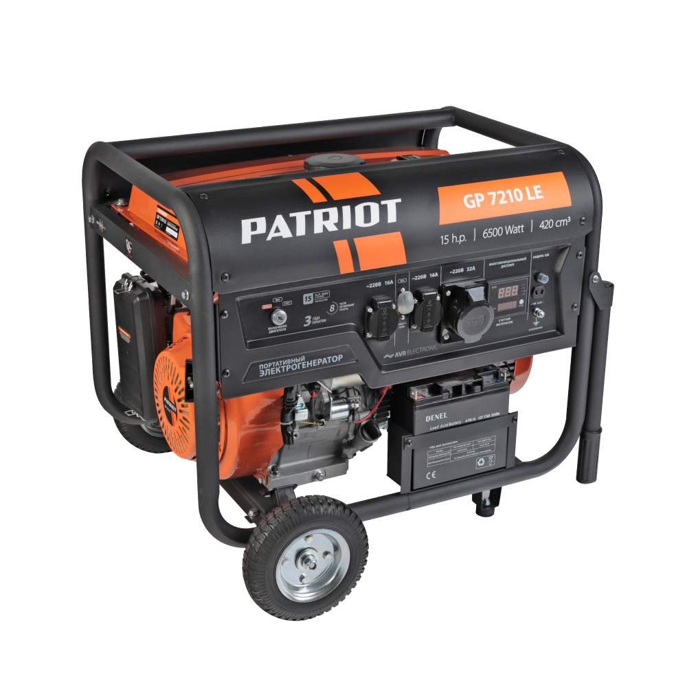Бензиновый генератор (6.5 кВт) PATRIOT GP 7210 LE