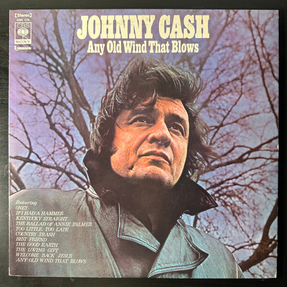 Johnny Cash ‎– Any Old Wind That Blows (Япония 1973г.)